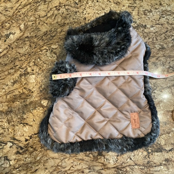 Dog Winter Jacket with Faux Fur - Picture 13 of 16